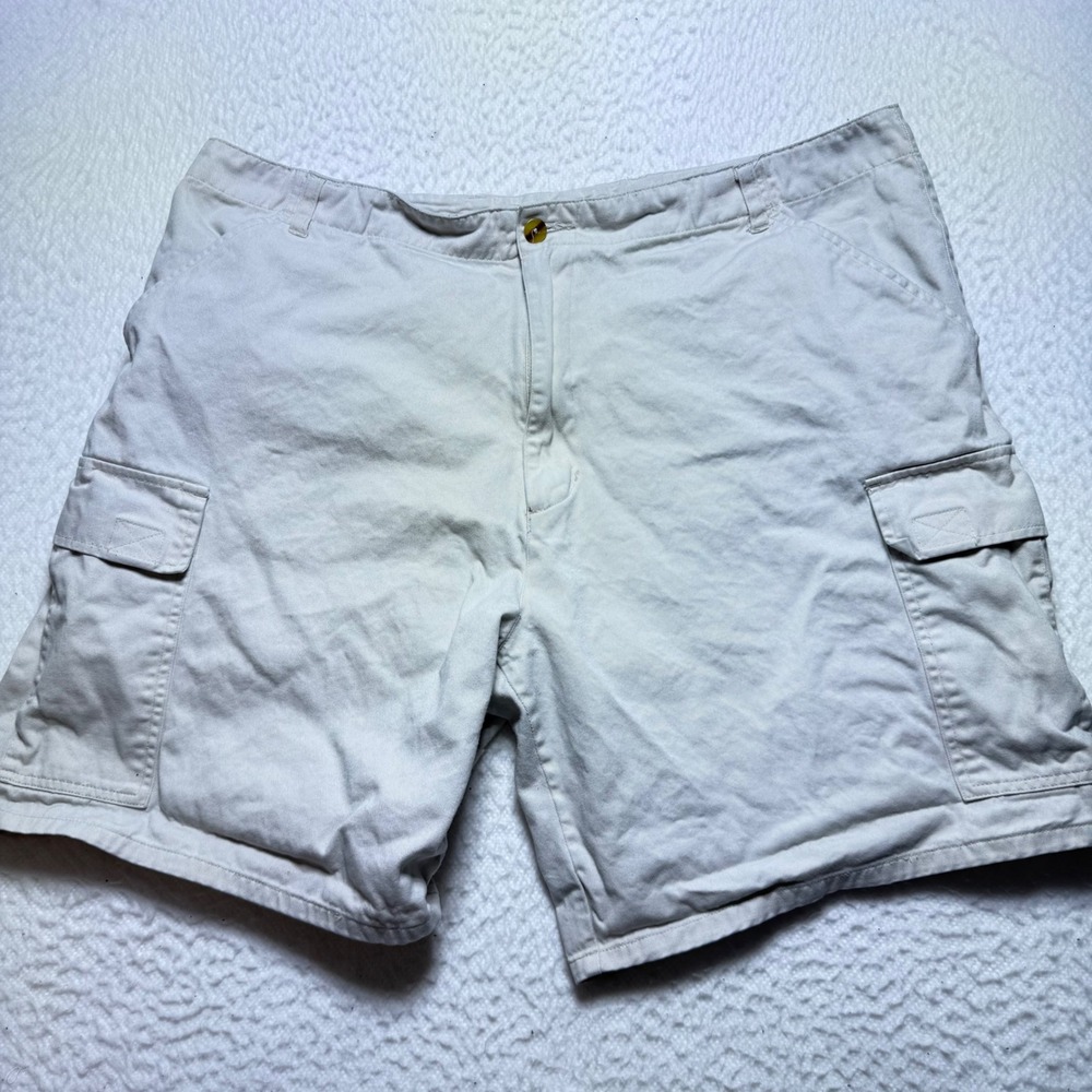 J.G. Hook‎ Cargo Shorts mens 38 beige  Casual Outdoor pockets